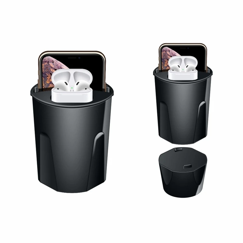 X9A 10W Wireless 4 in 1 Car Charger Cup with Dual USB Output for IPhoneXS/XR/XS Max for Airpods Mobile Phone
X9A 10W Wireless 4 in 1 Car Charger Cup with Dual USB Output for IPhoneXS/XR/XS Max for Airpods Mobile Phone
