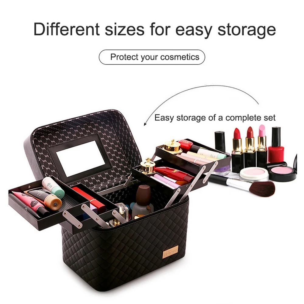 10Pcs Large-capacity Makeup Organizer Desktop Storage Box Container to England Mary-Kate Ward