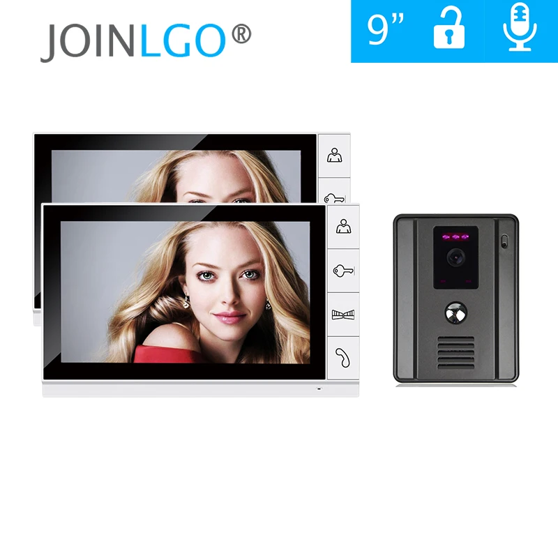 9" Color Screen Video Door Phone Intercom System + 2 White Moniors + 1 Night Vision Doorbell Camera Free Shipping
9" Color Screen Video Door Phone Intercom System + 2 White Moniors + 1 Night Vision Doorbell Camera Free Shipping