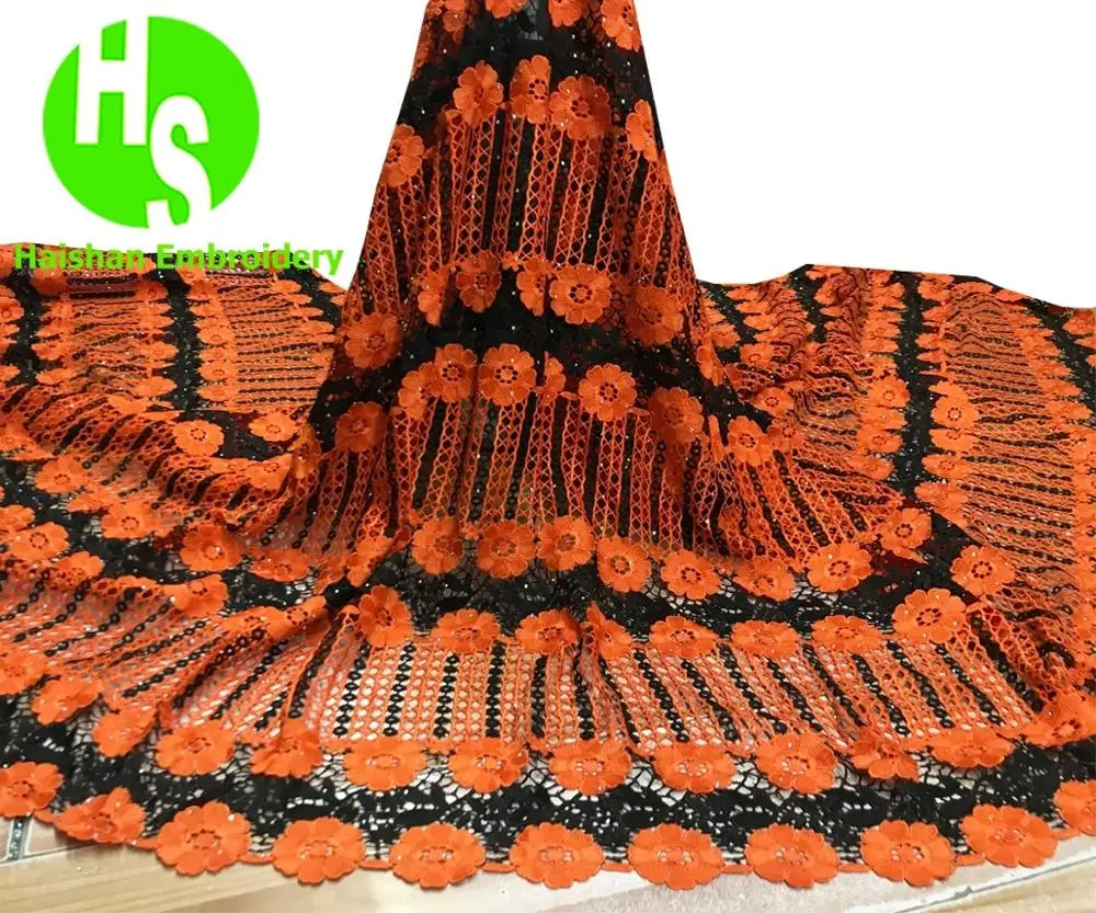 Newest Guipure Lace Nigerian Fabric 2019 Latest Designs Red and Black 5Yard Tulle Cord Brode Wedding Lace for Party
Newest Guipure Lace Nigerian Fabric 2019 Latest Designs Red and Black 5Yard Tulle Cord Brode Wedding Lace for Party