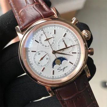 Sapphire Glass 1908 Chronograph Men Pilot Watch Moon Phase Calendar Multi-function Mechanical Mens Watches Relogio Masculino
Sapphire Glass 1908 Chronograph Men Pilot Watch Moon Phase Calendar Multi-function Mechanical Mens Watches Relogio Masculino