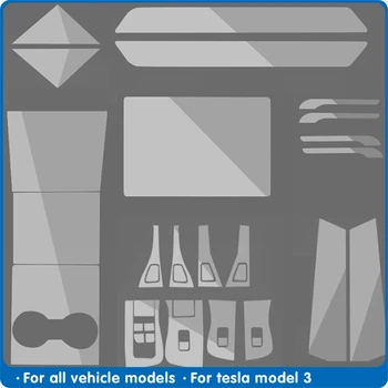 For Tesla Model 3Center Console Transparent Sticker Accessories Door Handle Windows Control Panel Cover Model Y For tesla model3
For Tesla Model 3Center Console Transparent Sticker Accessories Door Handle Windows Control Panel Cover Model Y For tesla model3