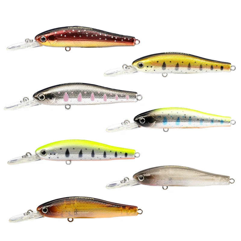 TSURINOYA Suspend Minnow Fishing Lure Suit DW49 65mm 5.5g 5pcs/3pcs Depth 1m Magnet Centrifugal Minnow Floating Lure
TSURINOYA Suspend Minnow Fishing Lure Suit DW49 65mm 5.5g 5pcs/3pcs Depth 1m Magnet Centrifugal Minnow Floating Lure