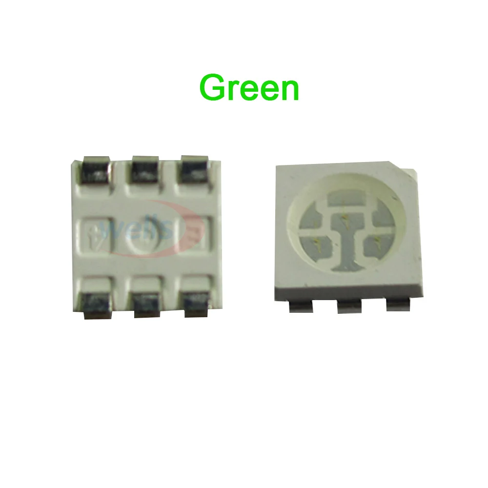1000 pcs Green color PLCC-6 505~507 5050 SMD 3-CHIPS led chip Strip Light Lamp beads
1000 pcs Green color PLCC-6 505~507 5050 SMD 3-CHIPS led chip Strip Light Lamp beads