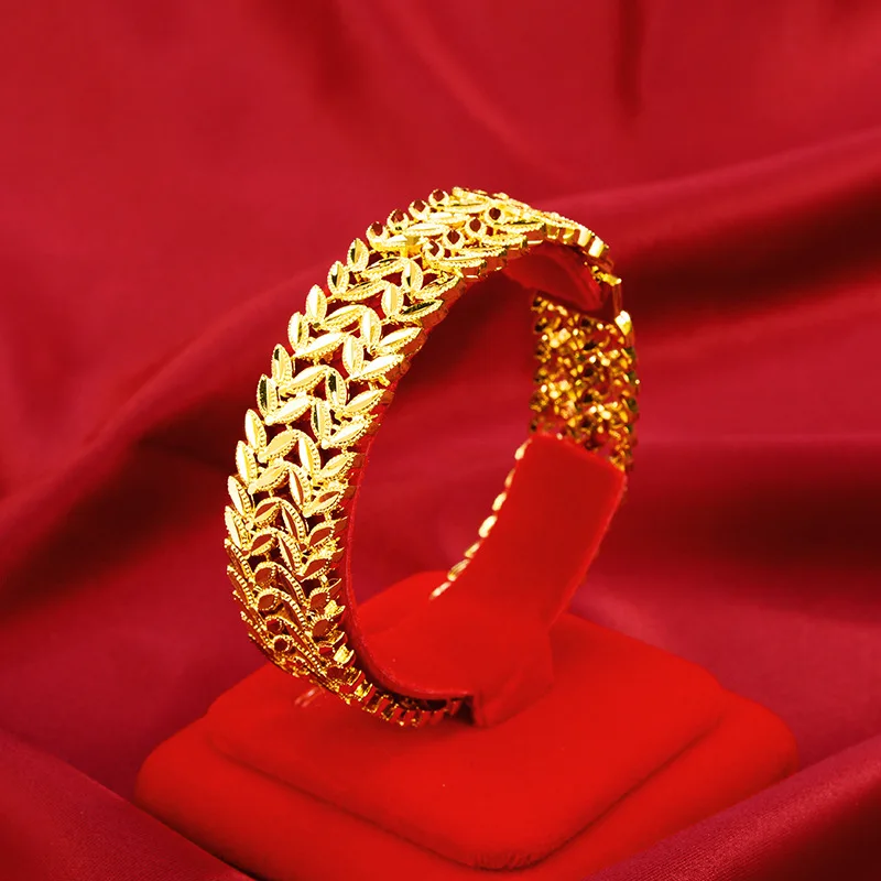 FASHION YELLOW GOLD 24K BRACELET FOR MEN'S WEDDING ENGAGMENT JEWELRY DELICATE FASHION GOLD ULTRA-WIDE WATCH CHAIN BRACELET GIFT
FASHION YELLOW GOLD 24K BRACELET FOR MEN'S WEDDING ENGAGMENT JEWELRY DELICATE FASHION GOLD ULTRA-WIDE WATCH CHAIN BRACELET GIFT