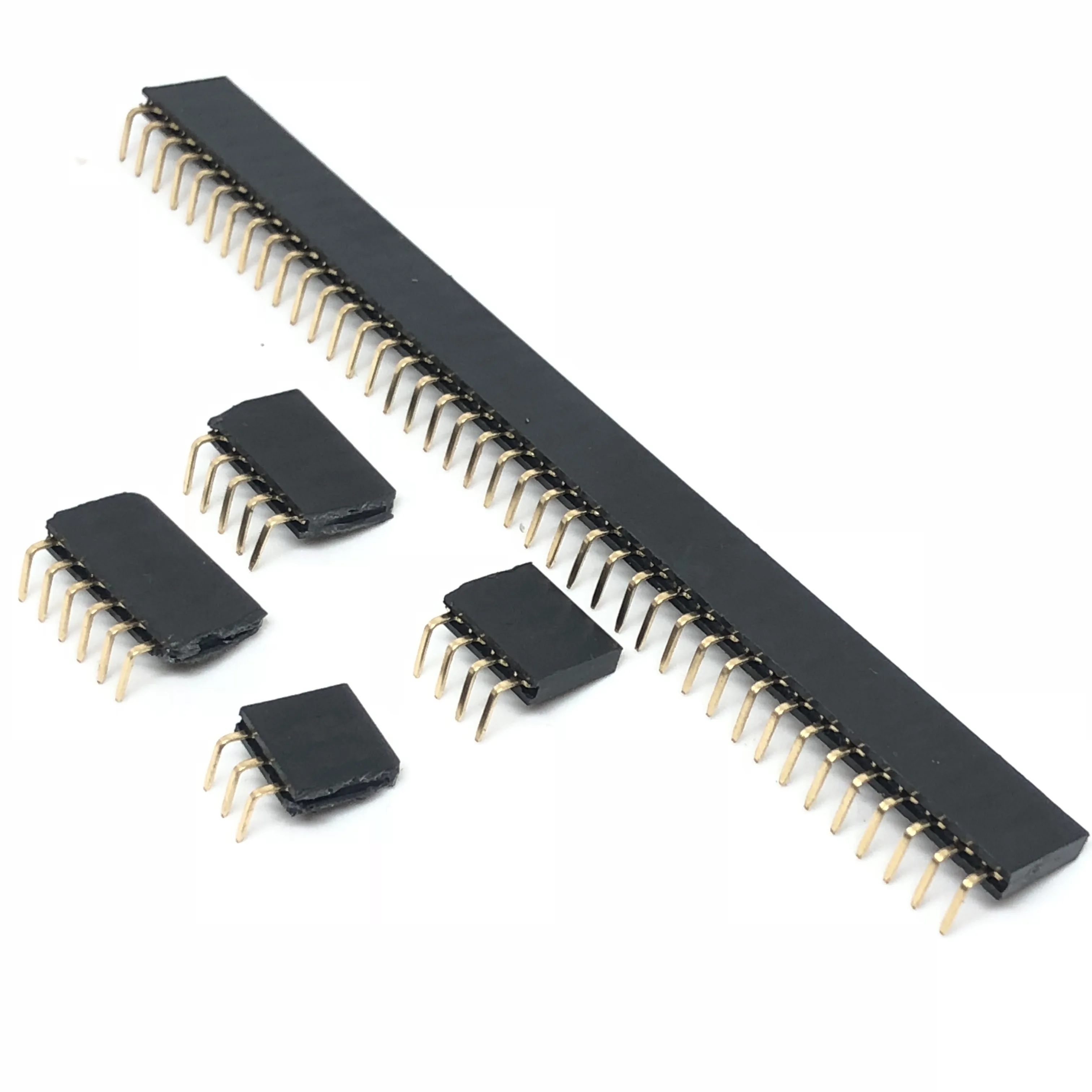 10PCS 1*/2/3/4/5/6/8/10/40 PIN Single Row Right Angle FEMALE PIN HEADER 2.54MM PITCH Strip Connector Socket 3p/4p/6p/8p/20p/40p
10PCS 1*/2/3/4/5/6/8/10/40 PIN Single Row Right Angle FEMALE PIN HEADER 2.54MM PITCH Strip Connector Socket 3p/4p/6p/8p/20p/40p