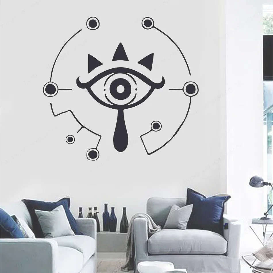 Breath of the Wild Symbol Decal Sheikah Eye Vinyl Wall Art Sticker Kids Room Living RooomMural Game PosterHome Bedroom DecorHL27
Breath of the Wild Symbol Decal Sheikah Eye Vinyl Wall Art Sticker Kids Room Living RooomMural Game PosterHome Bedroom DecorHL27