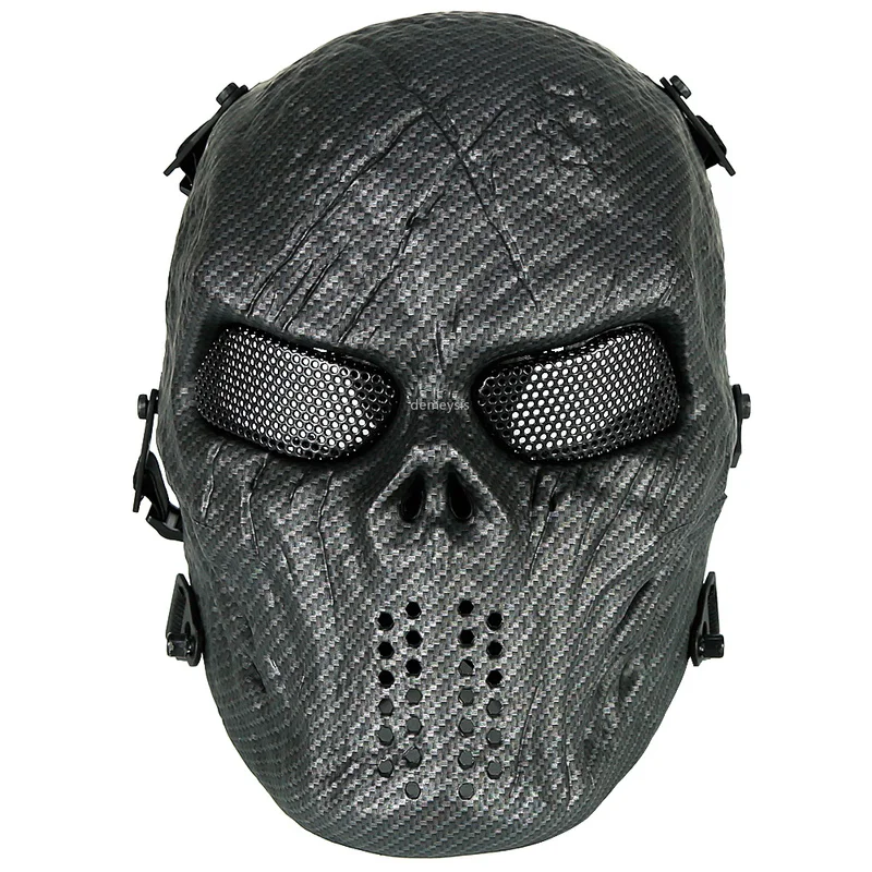 Full Face Tactical Skull Mask Breathable Military Airsoft Paintball Shooting Protective Mask Men Women Cosplay Horror Skull Mask
Full Face Tactical Skull Mask Breathable Military Airsoft Paintball Shooting Protective Mask Men Women Cosplay Horror Skull Mask