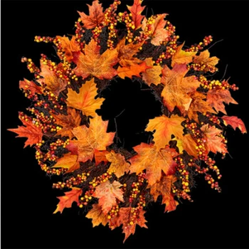 Best Thanksgiving Autumn Wreath Window Restaurant Door Decoration Maple Leaf Fall Wreath Pendant Christmas Fall Wreath
Best Thanksgiving Autumn Wreath Window Restaurant Door Decoration Maple Leaf Fall Wreath Pendant Christmas Fall Wreath