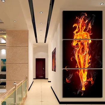 Modular Home Decor HD Printed Poster 3 Panel Flame Woman Landscape Artwork Painting Canvas Framework Living Room Wall Pictures
Modular Home Decor HD Printed Poster 3 Panel Flame Woman Landscape Artwork Painting Canvas Framework Living Room Wall Pictures