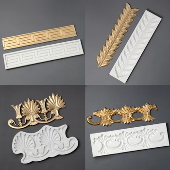 Retro Embossed Pattern Border Silicone Mold Fondant Cake Decoration Mould Sugarcraft Chocolate Baking Tool Kitchenware,Gumpaste
Retro Embossed Pattern Border Silicone Mold Fondant Cake Decoration Mould Sugarcraft Chocolate Baking Tool Kitchenware,Gumpaste