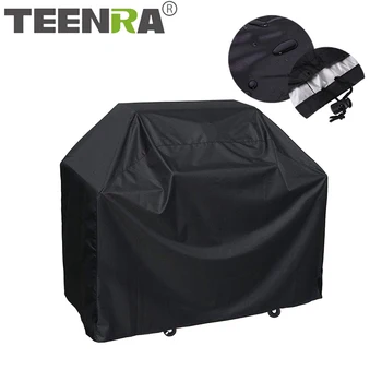 TEENRA Black Waterproof BBQ Cover Heavy Duty Barbecue Cover Outdoor Grill Anti Dust Bag Barbecue Tools Accessories Cover
TEENRA Black Waterproof BBQ Cover Heavy Duty Barbecue Cover Outdoor Grill Anti Dust Bag Barbecue Tools Accessories Cover