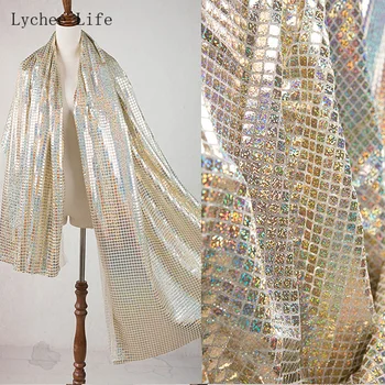 Lychee Life Imported Square Soft Mirror Cloth Fabric Laser Gold Mesh Reflective Sewing Fabric Home Decoration
Lychee Life Imported Square Soft Mirror Cloth Fabric Laser Gold Mesh Reflective Sewing Fabric Home Decoration