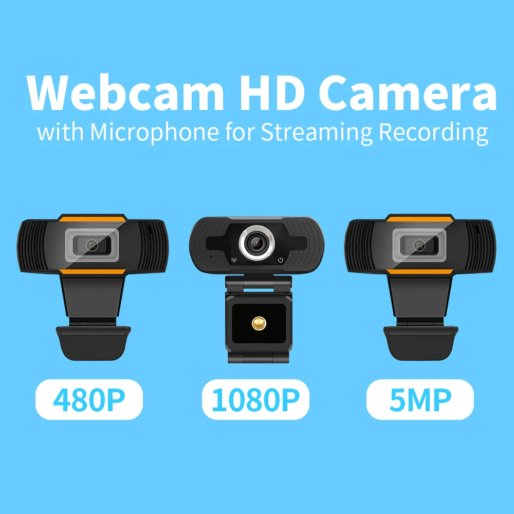 Mini Webcam Convenient Live Broadcast 1080p Camera With Microphone Digital USB Video Recorder for Home Office PC Computer
Mini Webcam Convenient Live Broadcast 1080p Camera With Microphone Digital USB Video Recorder for Home Office PC Computer