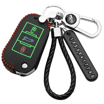 Top Layer Leather Car Key Case Full Cover For Peugeot 207 301 307 308 407 408 508 2008 308S 3008 4008 5008 Keychain Accessories
Top Layer Leather Car Key Case Full Cover For Peugeot 207 301 307 308 407 408 508 2008 308S 3008 4008 5008 Keychain Accessories