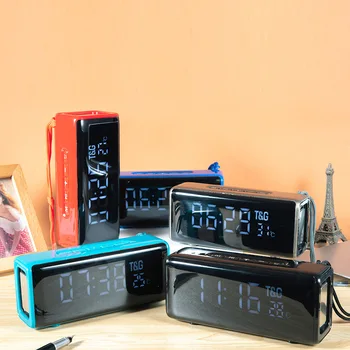 TG174 Bluetooth Speaker Portable Time Temperature Display Clock Loudspeaker Wireless 3D Stereo Music Surround Support FM TF Card
TG174 Bluetooth Speaker Portable Time Temperature Display Clock Loudspeaker Wireless 3D Stereo Music Surround Support FM TF Card