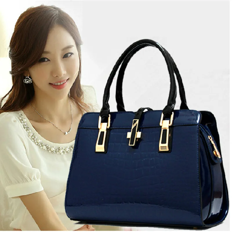 New Lacquered Crocodile Pattern High-grade Ladies Shoulder Bag Luxury Mobile Handbag Fashion Lady Style Atmosphere Crossbody Bag
New Lacquered Crocodile Pattern High-grade Ladies Shoulder Bag Luxury Mobile Handbag Fashion Lady Style Atmosphere Crossbody Bag