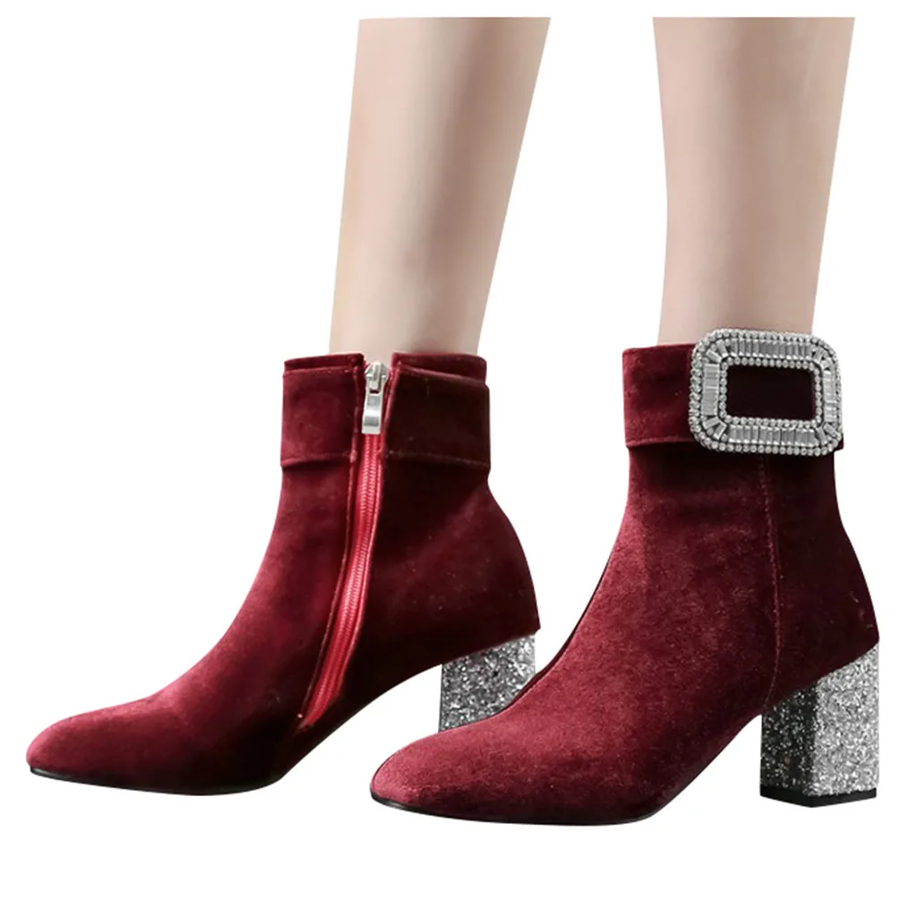 Boots children's shoes ladies fashion high heels winter pointed female rough high heels bota feminina 2019
Boots children's shoes ladies fashion high heels winter pointed female rough high heels bota feminina 2019