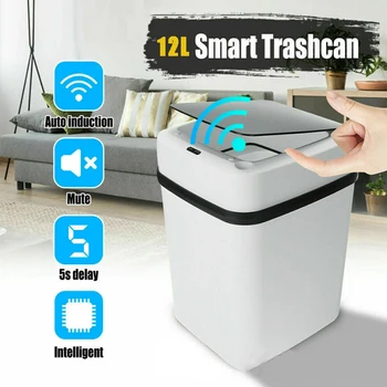 Home Automatic Smart Induction Trash Can Sensor Dustbin Home Intelligent Auto Waste Bin Kitchen Garbage Bin for Kitchen Bathroom
Home Automatic Smart Induction Trash Can Sensor Dustbin Home Intelligent Auto Waste Bin Kitchen Garbage Bin for Kitchen Bathroom