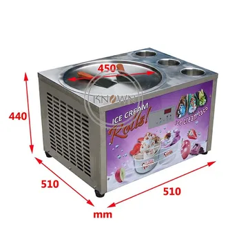 2020 fry ice cream machine table thai ice cream machine single round pan roll fried ice cream machine with 3 cooling trays
2020 fry ice cream machine table thai ice cream machine single round pan roll fried ice cream machine with 3 cooling trays
