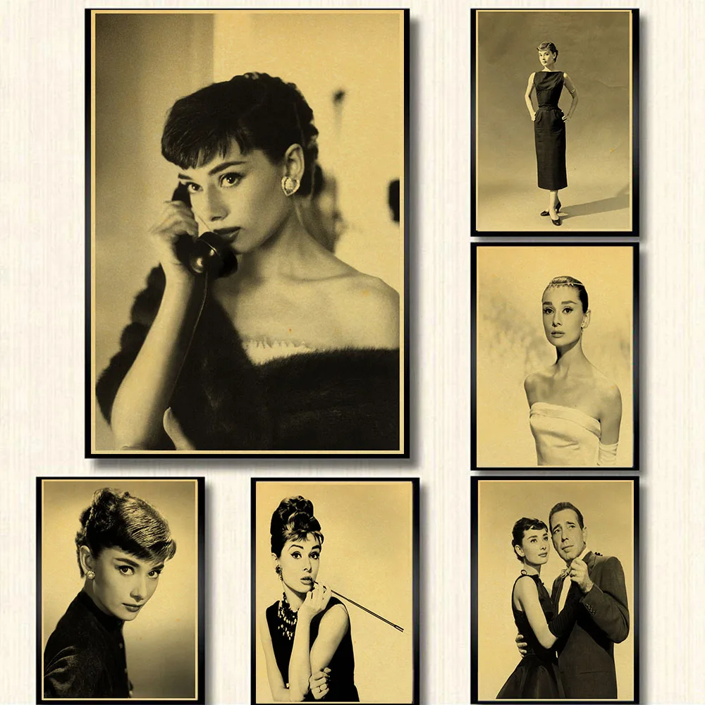 Audrey Hepburn Wallpaper شراء Audrey Hepburn Wallpaper مع شحن مجاني على Aliexpress