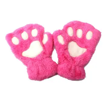 Kids Gloves Cute Claw Paw Kids Winter Plush Mittens Warm Soft Plush Short Fingerless Fluffy Bear Cat Gloves Costume
Kids Gloves Cute Claw Paw Kids Winter Plush Mittens Warm Soft Plush Short Fingerless Fluffy Bear Cat Gloves Costume