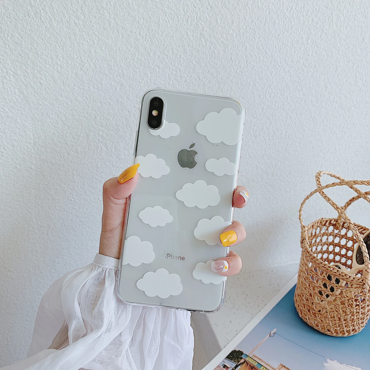 Lovely White Cloud Transparent Case For Apple iphone 6 6S 7 8 Plus X XR XS Max Cover 6plus 7plus 8plus XsMax Fashion Soft Cases
Lovely White Cloud Transparent Case For Apple iphone 6 6S 7 8 Plus X XR XS Max Cover 6plus 7plus 8plus XsMax Fashion Soft Cases