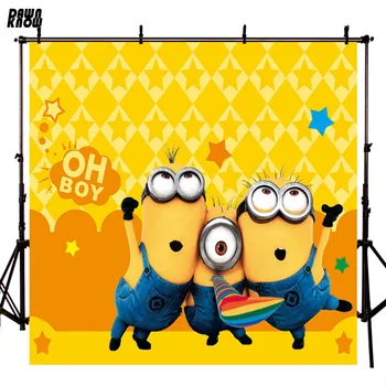 DAWNKNOWN Cartoon Yellow Vinyl Photo Backdrop Children Minions Photocall Photography Background For Baby Photo Studio lv094
DAWNKNOWN Cartoon Yellow Vinyl Photo Backdrop Children Minions Photocall Photography Background For Baby Photo Studio lv094