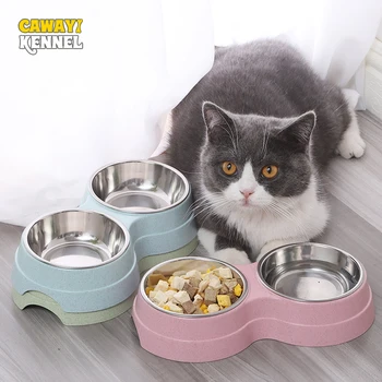 CAWAYI KENNEL Dog Feeder Drinking Bowls for Dogs Cats Pet Food Bowl Solid Round Two-in-one Plastic Stainless Steel Bowl D2028
CAWAYI KENNEL Dog Feeder Drinking Bowls for Dogs Cats Pet Food Bowl Solid Round Two-in-one Plastic Stainless Steel Bowl D2028