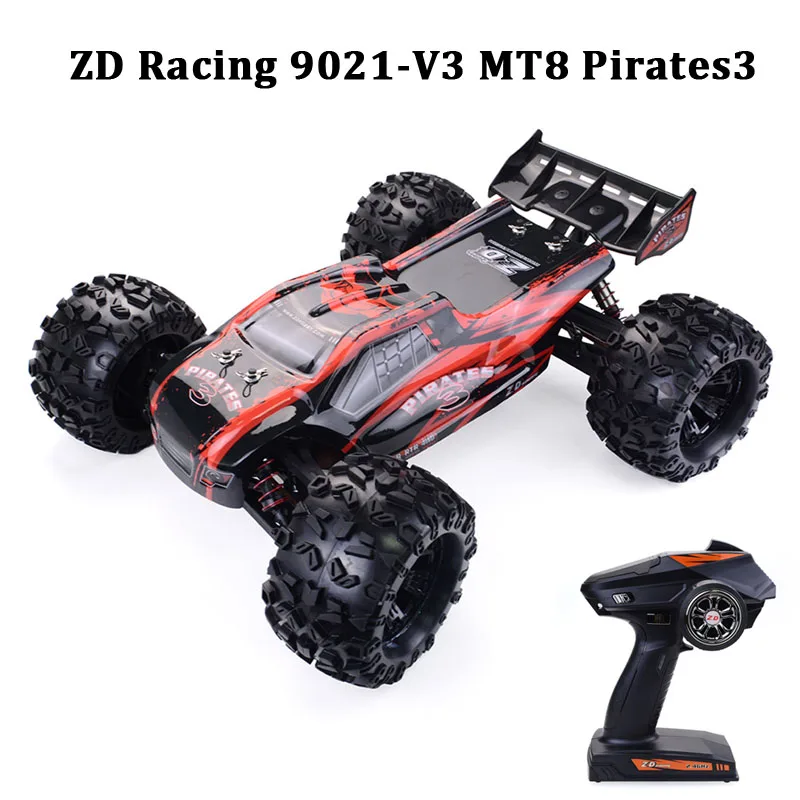 ZD Racing 9021 V3 / MT8 Pirates3 1/8 2.4G 4WD 80-90km/h Electric Truggy Vehicle Brushless RC Car RTR Model Outdoor Toys
ZD Racing 9021 V3 / MT8 Pirates3 1/8 2.4G 4WD 80-90km/h Electric Truggy Vehicle Brushless RC Car RTR Model Outdoor Toys