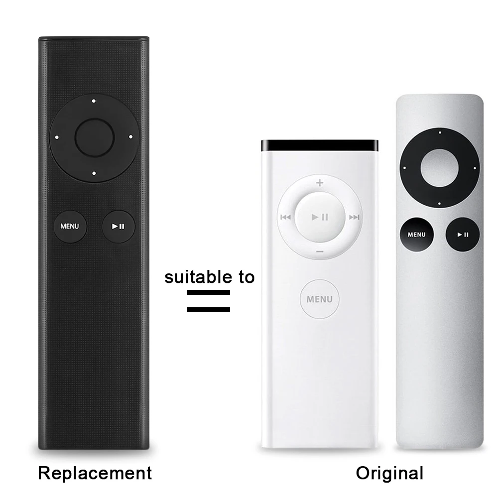 

New replaced remote control for apple TV 2 3 A1156 MM4T2ZM/A A1294 MD199LL/A MC572LL/A MC377LL/A A1427 A1469 A1378 MM4T2AM/A Mus