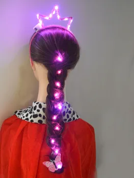 Christmas Glow Ear Headband Flower Wreath DIY Hair LED Lights String Blinking Hair Styling Tool Braider Weaving Braid Neon Party
Christmas Glow Ear Headband Flower Wreath DIY Hair LED Lights String Blinking Hair Styling Tool Braider Weaving Braid Neon Party