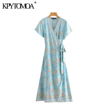 KPYTOMOA Women Bohemian Fashion Floral Print Wrap Maxi Dress Vintage Short Sleeve Bow Tie Sashes Boho Beach Dresses Mujer
KPYTOMOA Women Bohemian Fashion Floral Print Wrap Maxi Dress Vintage Short Sleeve Bow Tie Sashes Boho Beach Dresses Mujer