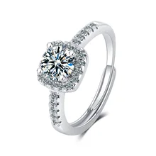 Fashion Platinum Zircon Diamond Ring Live Niche Design Boutique Temperament Jewelry Diamond Pavé Rings For Woman 
Fashion Platinum Zircon Diamond Ring Live Niche Design Boutique Temperament Jewelry Diamond Pavé Rings For Woman