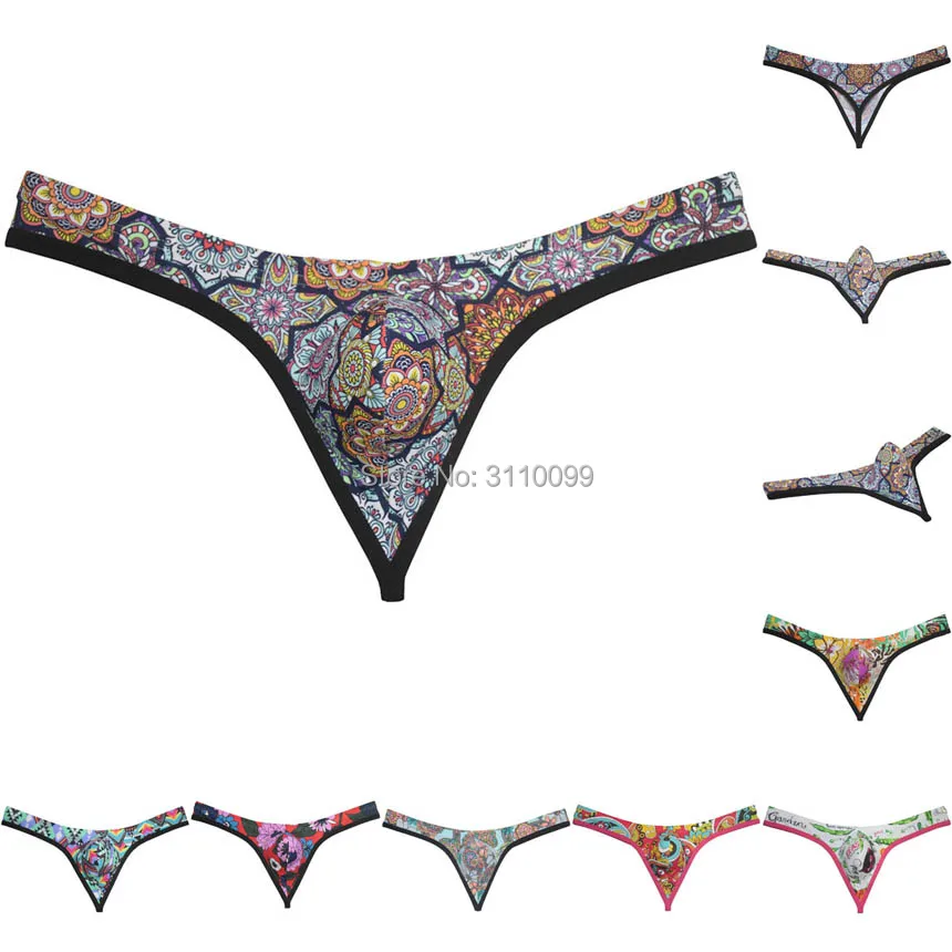 

New Mens Bulge Thong String Stretchy T-back Sports Pouch Polychrome Tangas Hipster Underwear