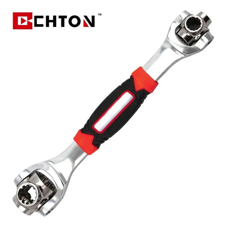 Multi-Function 48-in-1 Dog Bone Wrench 360 Degree Rotatable Wrench Non-Slip Wrench Wrench Organizer
Multi-Function 48-in-1 Dog Bone Wrench 360 Degree Rotatable Wrench Non-Slip Wrench Wrench Organizer