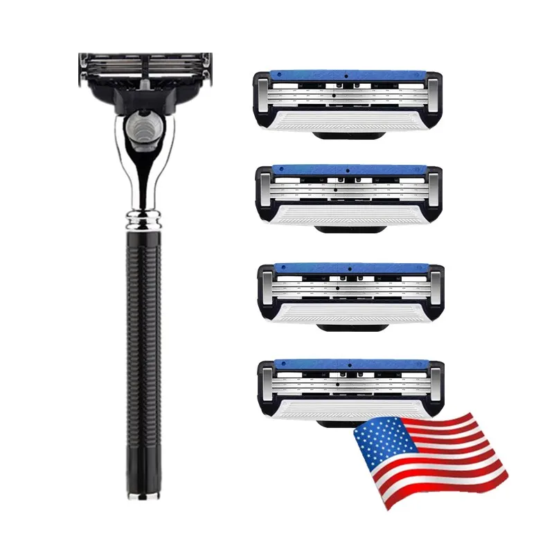 1 Holder+ 4pcs Blade Men Shaver Razor Blade Machine for Shaving Blades Cassettes for Shaving Gillet Te Mach 3 Replacement Blade
1 Holder+ 4pcs Blade Men Shaver Razor Blade Machine for Shaving Blades Cassettes for Shaving Gillet Te Mach 3 Replacement Blade