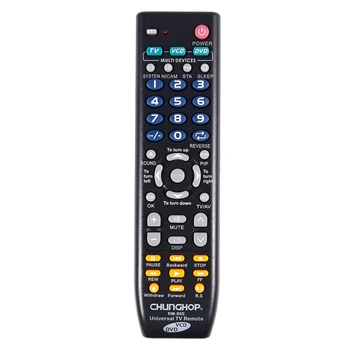 CHUNGHOP Universal Remote Control 1PCS RM-88E TV/VCD/DVD 3 in 1 USE FOR SONY SAMSUNG TOSHIBA PANASONIC SANYO SHARP LG AIWA 3D SM
CHUNGHOP Universal Remote Control 1PCS RM-88E TV/VCD/DVD 3 in 1 USE FOR SONY SAMSUNG TOSHIBA PANASONIC SANYO SHARP LG AIWA 3D SM