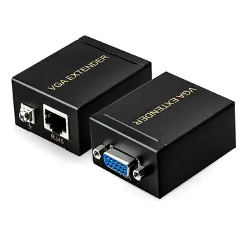 60m RJ45 Signal Network Extender to VGA Extender Ethernet Transmitter Receiver CAT5e / 6
60m RJ45 Signal Network Extender to VGA Extender Ethernet Transmitter Receiver CAT5e / 6