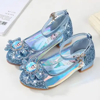 Girls Wedding Shoes Glitter New Brand High Heels Children Elsa Princess Sandals Dance Kids Fashion Party Shoes with Bow Sneakers
Girls Wedding Shoes Glitter New Brand High Heels Children Elsa Princess Sandals Dance Kids Fashion Party Shoes with Bow Sneakers