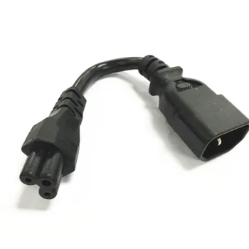 IEC 320 C14 Male Plug to C5 Female Adapter Cable IEC 3 Pin Male to C5 Micky.PDU PSU Power Converter Cord ,20CM
IEC 320 C14 Male Plug to C5 Female Adapter Cable IEC 3 Pin Male to C5 Micky.PDU PSU Power Converter Cord ,20CM