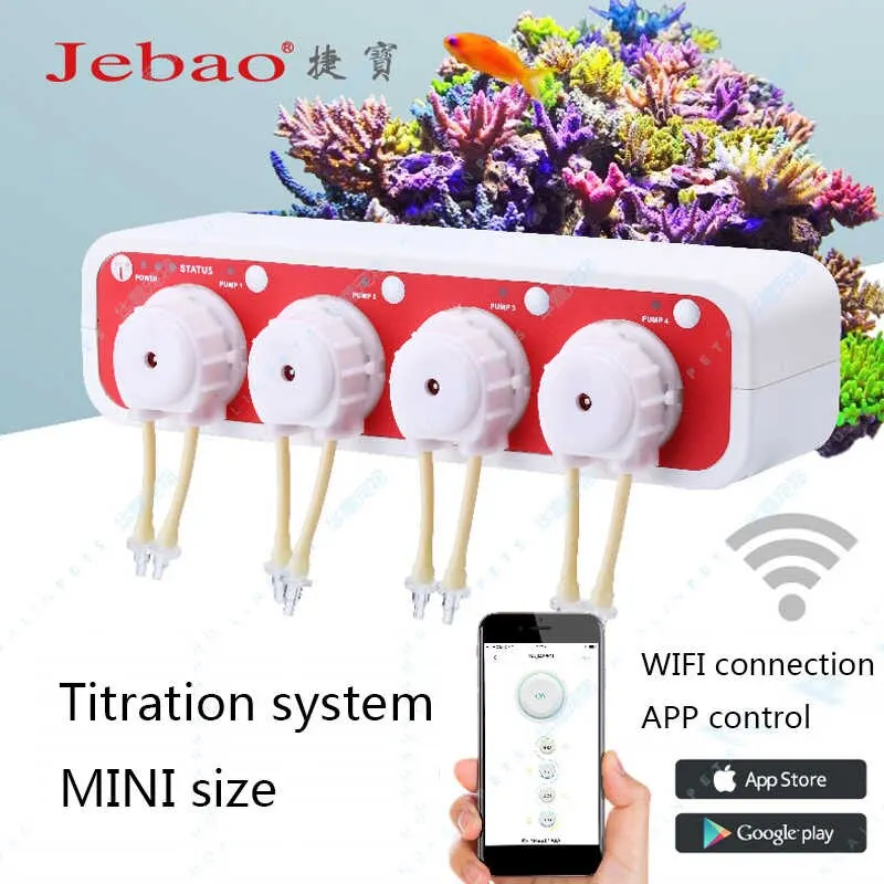 Аквариумный насос JEBAO с Wi-Fi коралловым баком автоматический Перистальтический