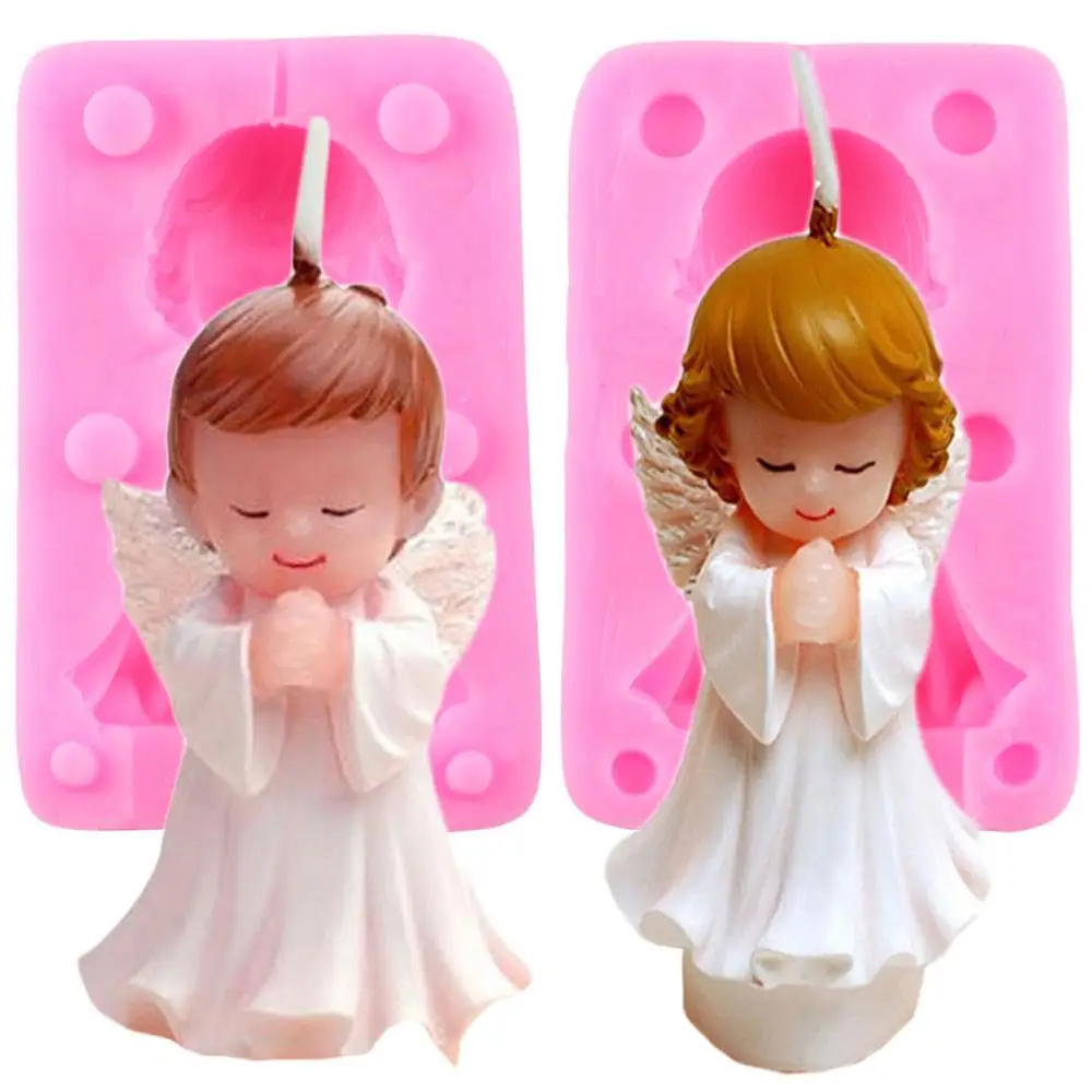 Angel Boy Girls Silicone Molds Handmade Soap Candle Mold Fondant Cake Decorating Tools Candy Chocolate Gumpaste Moulds
Angel Boy Girls Silicone Molds Handmade Soap Candle Mold Fondant Cake Decorating Tools Candy Chocolate Gumpaste Moulds