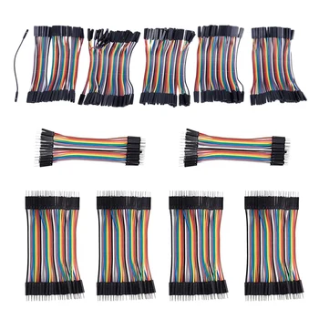 10 set 10cm Dupont Wire Jumper Cable for Arduino Breadboard - 5 set Male to Male & 5 set Female to Female
10 set 10cm Dupont Wire Jumper Cable for Arduino Breadboard - 5 set Male to Male & 5 set Female to Female