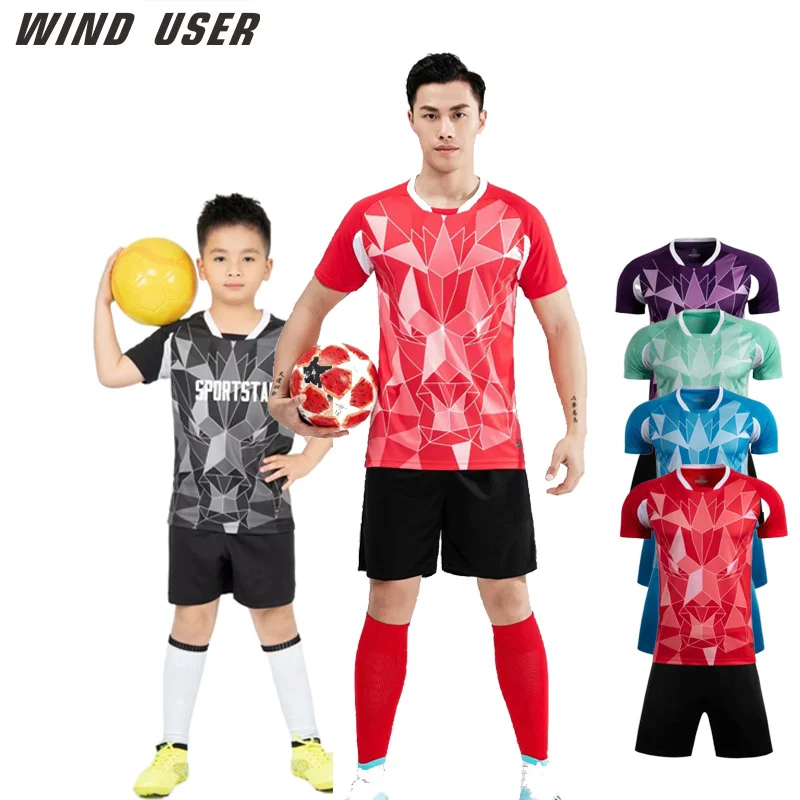 Soccer jerseys sets football uniform Boys Football jersey soccer Kids and Adult Joursey Sport set with socks
Soccer jerseys sets football uniform Boys Football jersey soccer Kids and Adult Joursey Sport set with socks