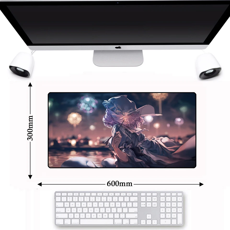 Locking Edge Anime Anti-slip Keyboard Computer Mouse Pad Natural Rubber Large Laptop Gamer Mousepad Mat Mattapis de souris Gamer
Locking Edge Anime Anti-slip Keyboard Computer Mouse Pad Natural Rubber Large Laptop Gamer Mousepad Mat Mattapis de souris Gamer
