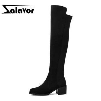 ZALAVOR Woman 2020 Black Straight Flats Boots Office Over Knee Boots Fashion Casual Knight Sexy Brand Boots Footwear Size 33-42
ZALAVOR Woman 2020 Black Straight Flats Boots Office Over Knee Boots Fashion Casual Knight Sexy Brand Boots Footwear Size 33-42