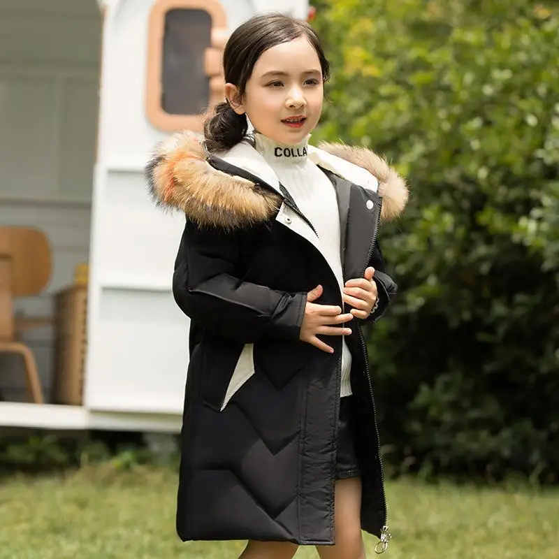 -30 Dergees Russia Winter Girls Coat Thicken Warm Long Down Jacket For Girl 5-14 Years Kids Teen Parka Children Outerwear
-30 Dergees Russia Winter Girls Coat Thicken Warm Long Down Jacket For Girl 5-14 Years Kids Teen Parka Children Outerwear
