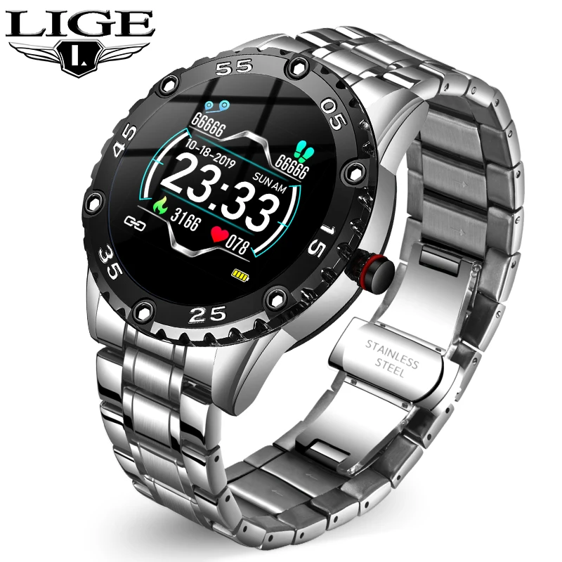 LIGE 2020 New Men Smart Watch Sports Tracking Blood Pressure Heart Rate Monitoring IP67 Waterproof Smart Watch HD Color Screen
LIGE 2020 New Men Smart Watch Sports Tracking Blood Pressure Heart Rate Monitoring IP67 Waterproof Smart Watch HD Color Screen