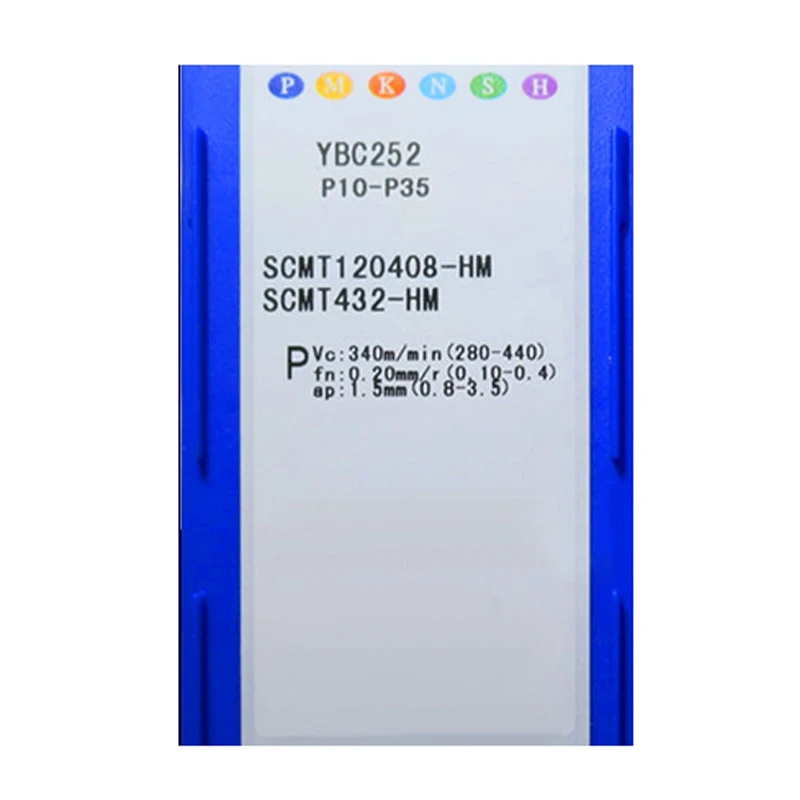 

Original SCMT 09T304 09T308 120408 SCMT09T304 SCMT09T308 SCMT120408-HM YBC252 for Steel Carbide Inserts Lathe Cutter Tools CNC